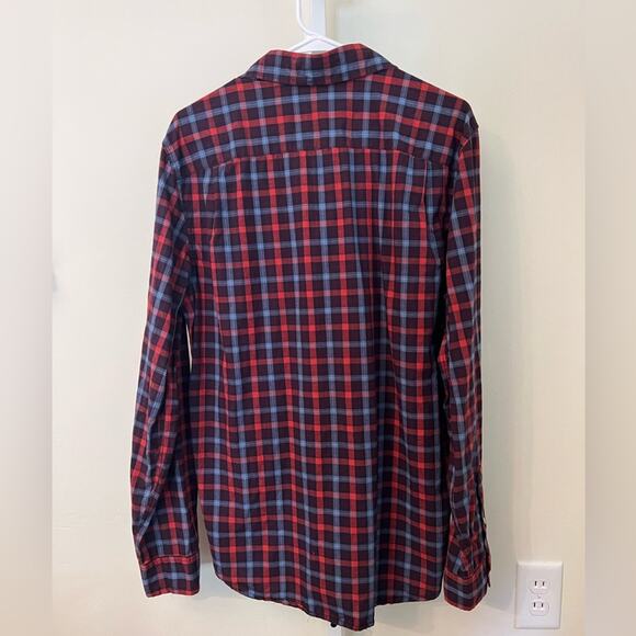 GAP Button Down Slim Fit Plaid- Men’s L - Picture 3 of 6